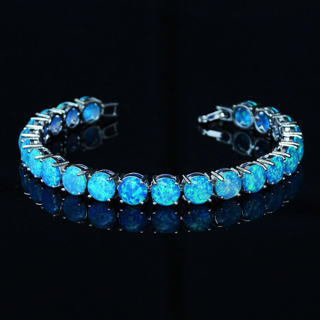 Women's Fashion Simple Geometric Opal Bracelet - Trendha