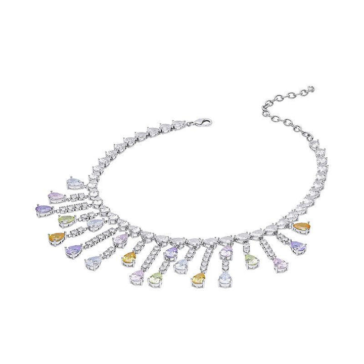 Women's Fashion Simple Water Drop Tassel Necklace - Trendha