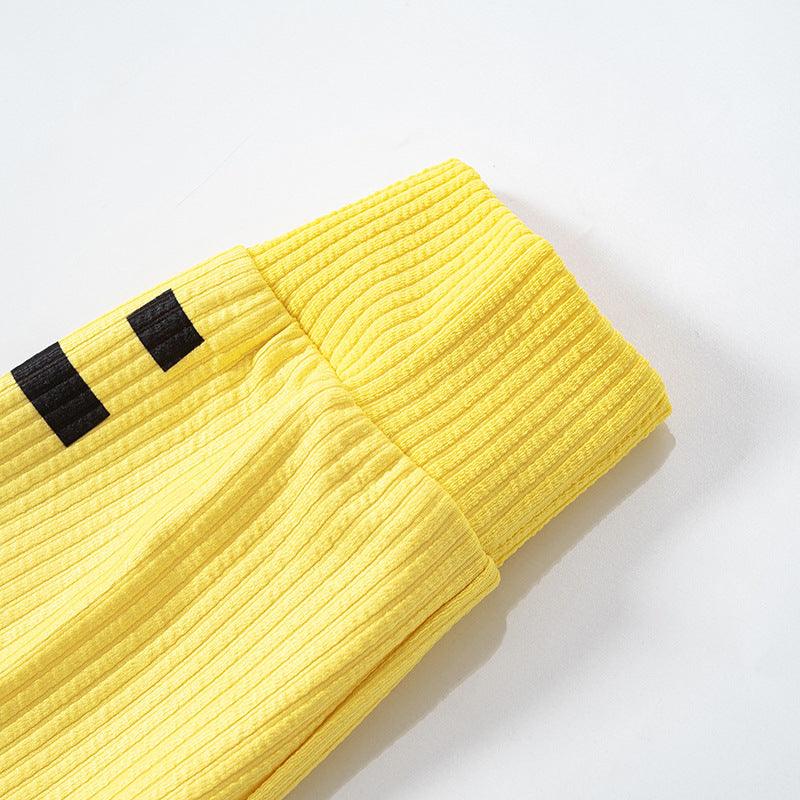 Women's Fashionable Letter Printed Round Neck Long Sleeve T-shirt - Trendha