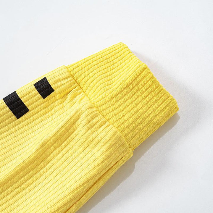 Women's Fashionable Letter Printed Round Neck Long Sleeve T-shirt - Trendha