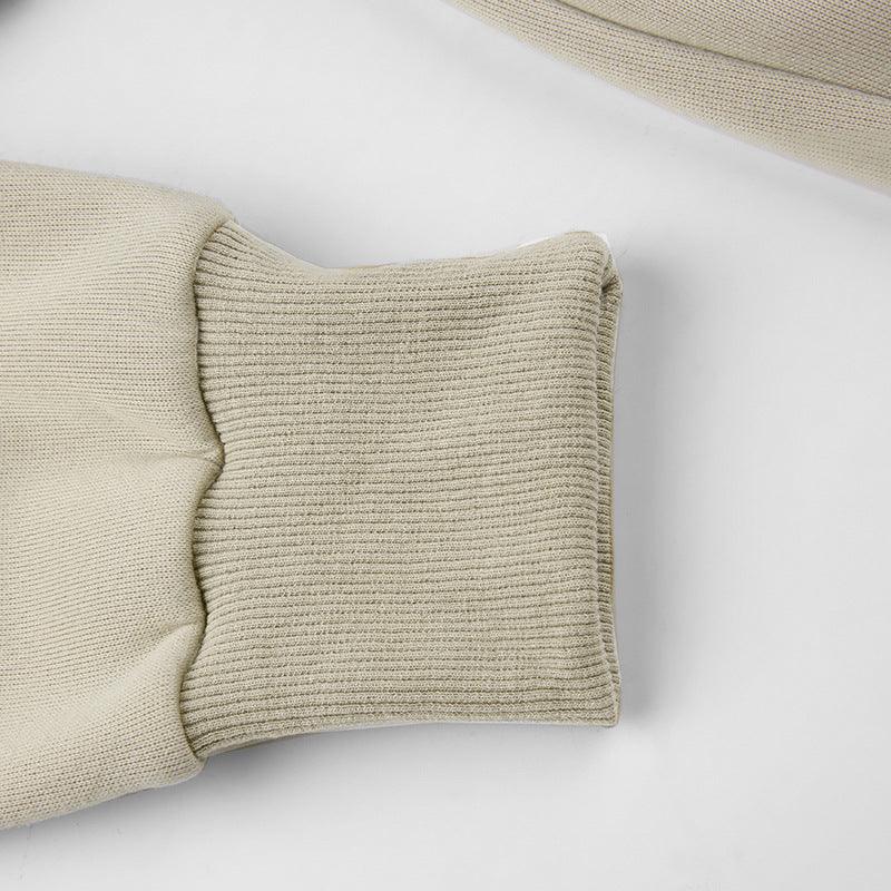 Women's Retro Print Loose Hooded Cardigan Sweater Coat - Trendha