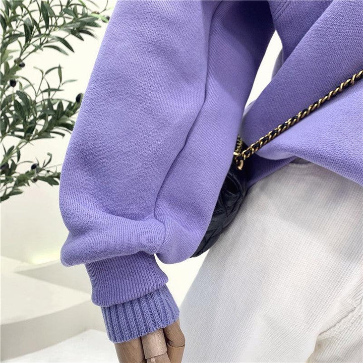 Women's Sweater With Plush Thickening - Trendha