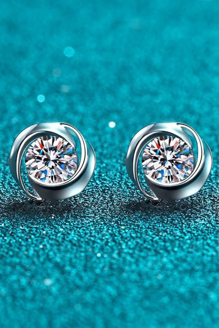 Feeling Fun Moissanite Stud Earrings - Trendha