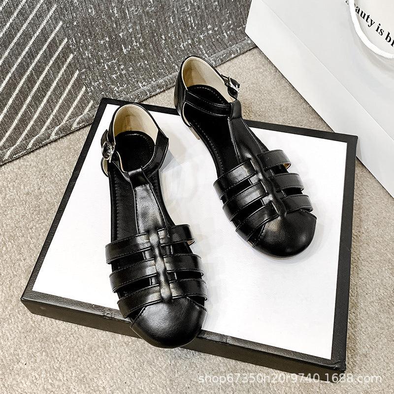 Summer Baotou Flat Sandals Versatile Tide Fairy - Trendha
