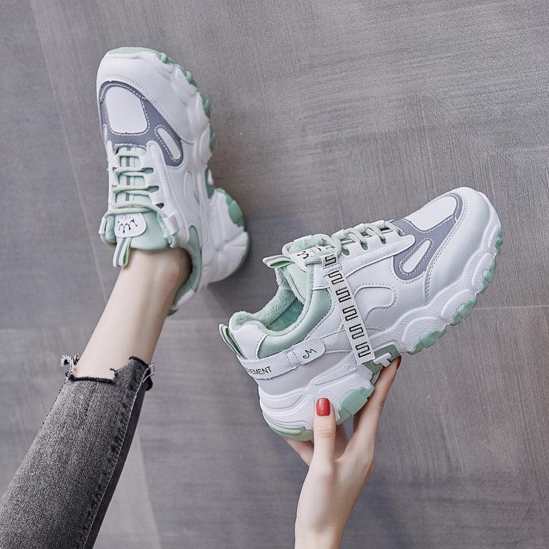 All Match Casual Plus Velvet Thick Shoes - Trendha