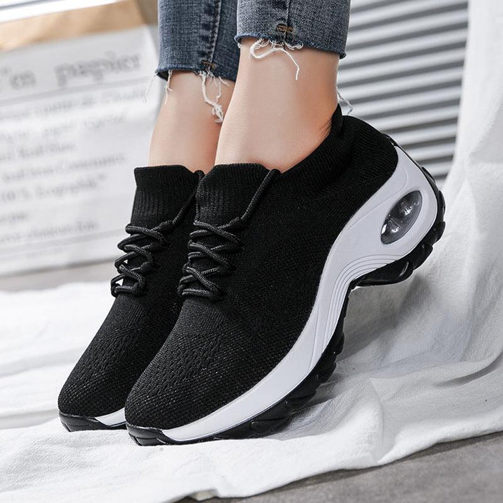 Sports shoes women flying knit socks shoes shaking shoes - Trendha