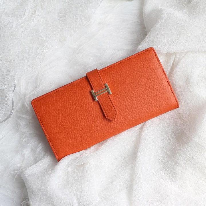 Women's Long Wallet with Convenient Drawstring Closure - Trendha