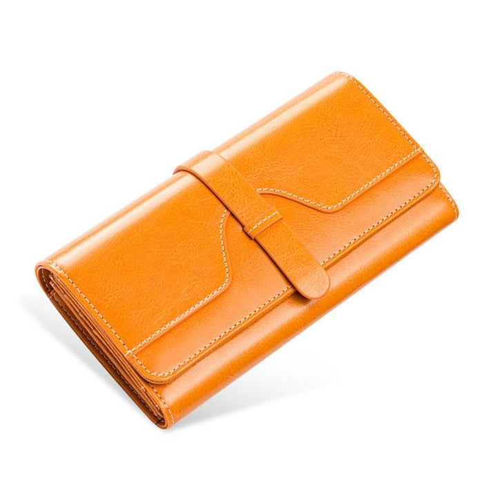 Large capacity leather hand bag - Trendha