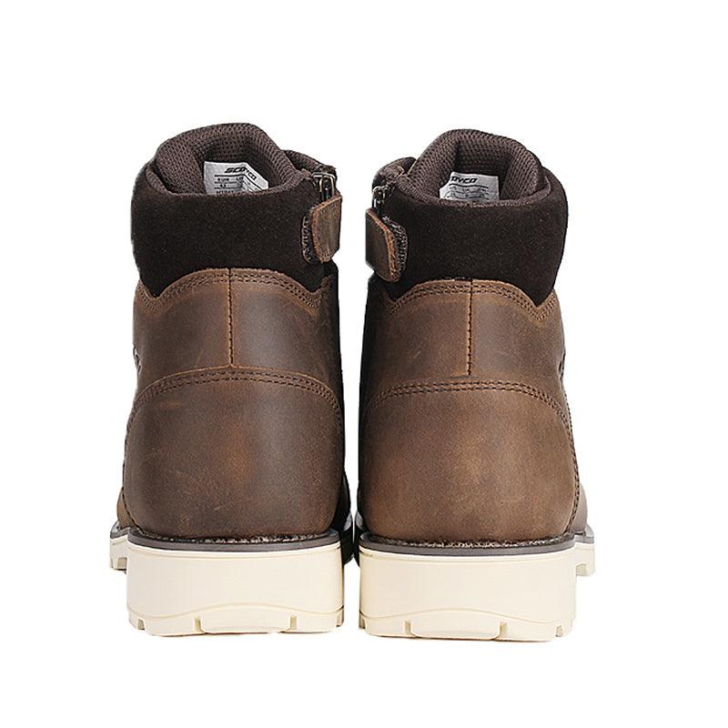 Anti-Drop Protection Retro Motorcycle Cowhide Boots - Trendha