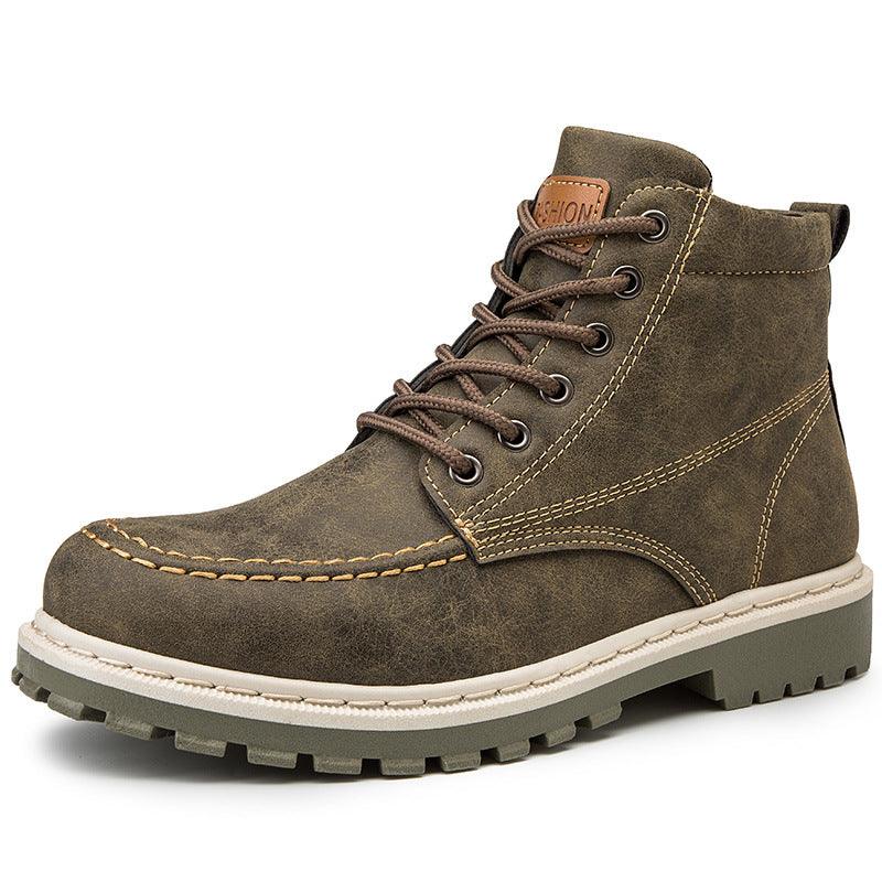 High top British men's shoes - Trendha