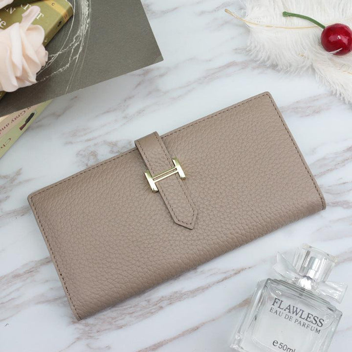 Women's Long Wallet with Convenient Drawstring Closure - Trendha