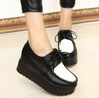 Little leather shoes female 2021 spring new wave Student Korean version of the British style brand shoes, casual shoes, women's shoes. - Trendha