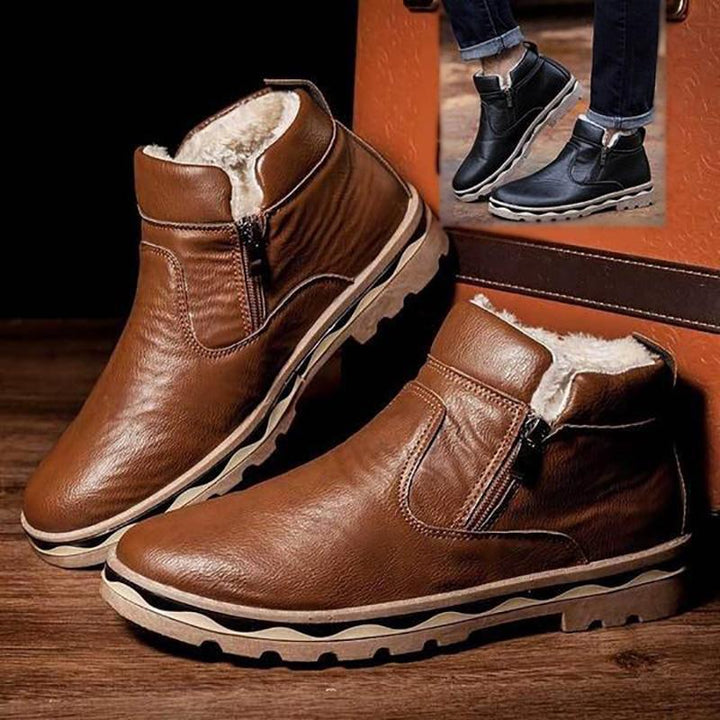 Snow boots men's casual Martin boots men's boots - Trendha