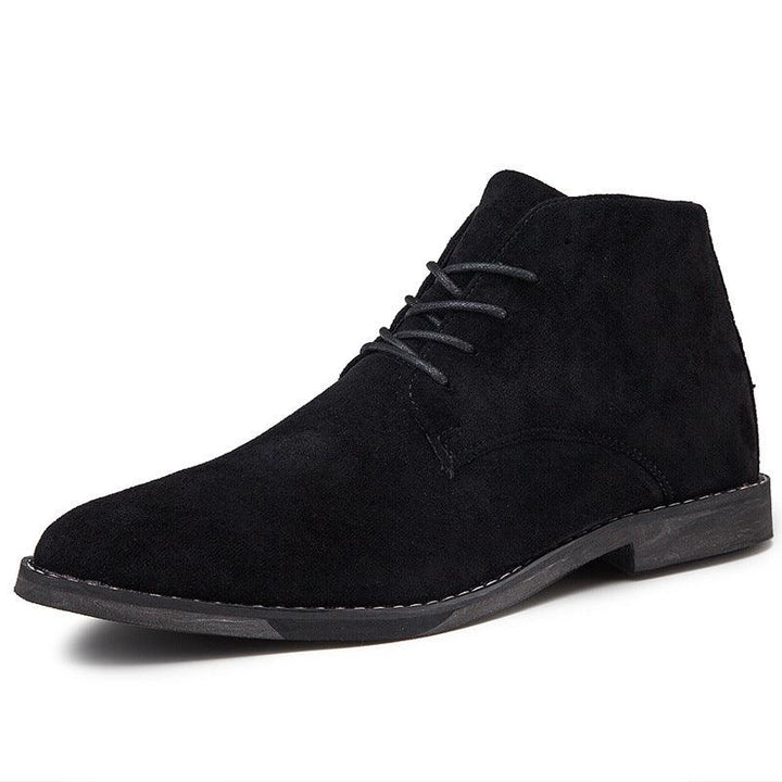 Trendy Men's Boots | British Style Pointed Toe Leather Boots for Men - Trendha