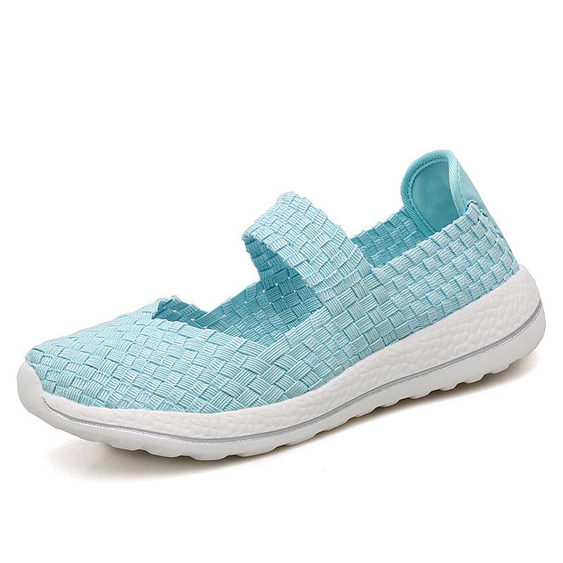 Hollow Outdoor Sports And Leisure Walking Women's Shoes Mesh Breathable Soft Sole - Trendha