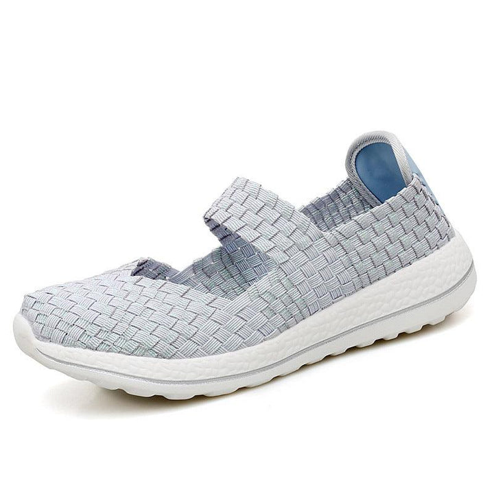 Hollow Outdoor Sports And Leisure Walking Women's Shoes Mesh Breathable Soft Sole - Trendha