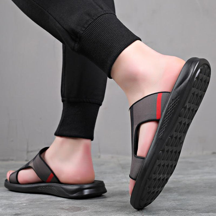 Men's New Indoor And Outdoor Dual-Use Casual Non-Slip Flip-Flop Beach Slippers - Trendha