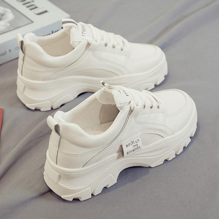 Explosive Old Shoes Women's Sports Casual White Shoes Spring And Summer 2021 New Ins Tide Net Red Super Fire Breathable - Trendha