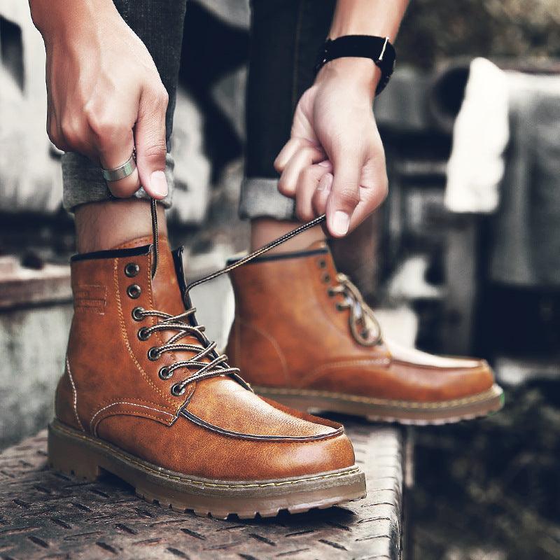 Martin Boots Men's Boots High Top Casual Shoes - Trendha