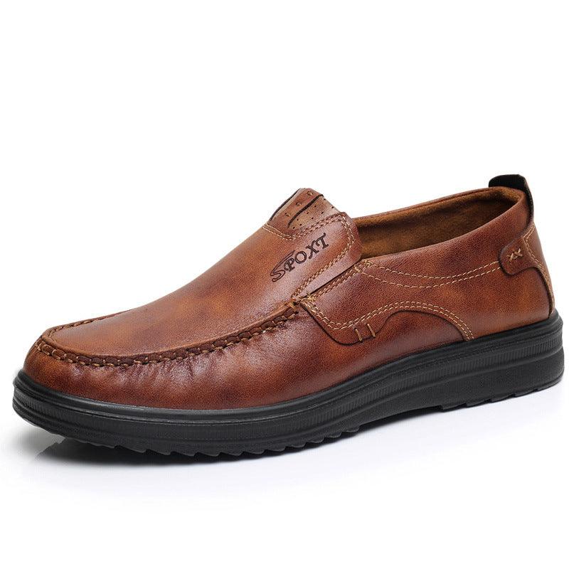 Textured Slip-On Casual Shoes
