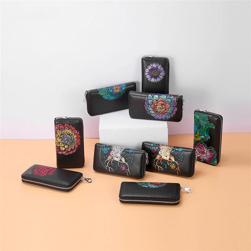 Multifunctional Trendy Personality Wallet Passport Bag - Trendha