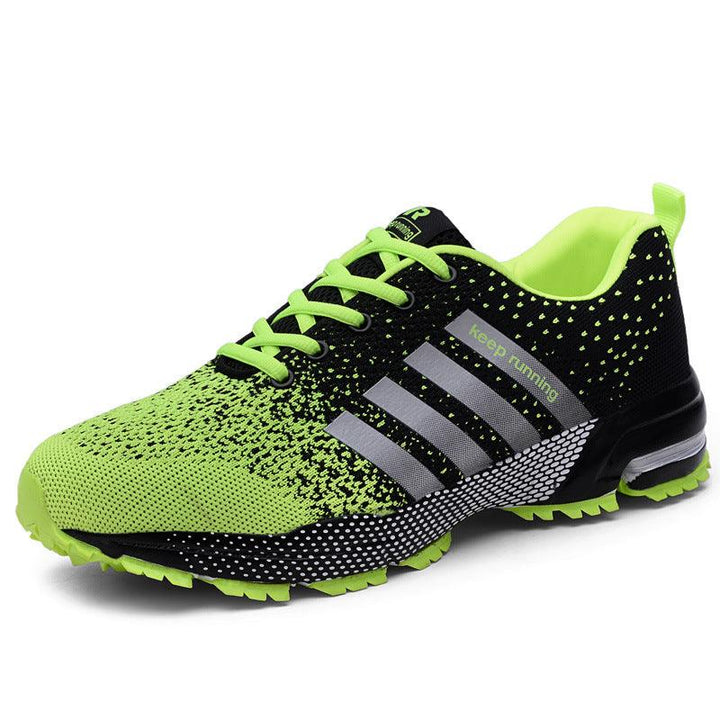 Couple Sneakers Flying Woven Mesh Men'S Running Shoes - Trendha