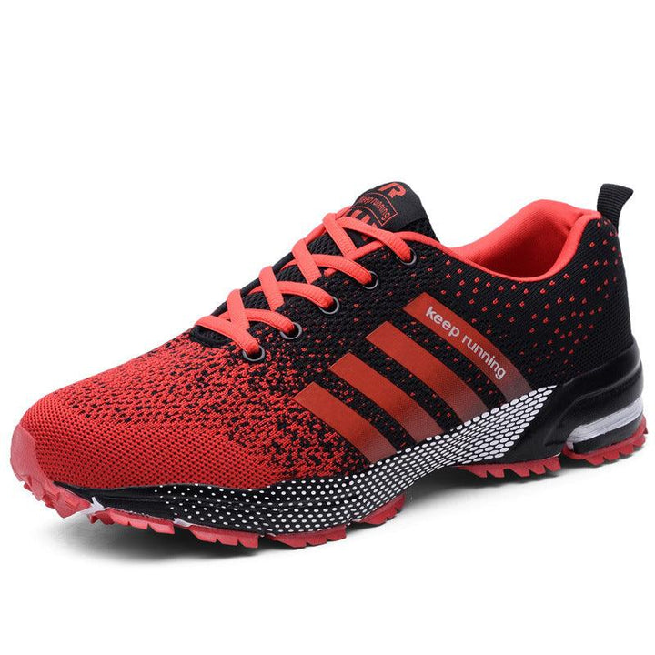 Couple Sneakers Flying Woven Mesh Men'S Running Shoes - Trendha