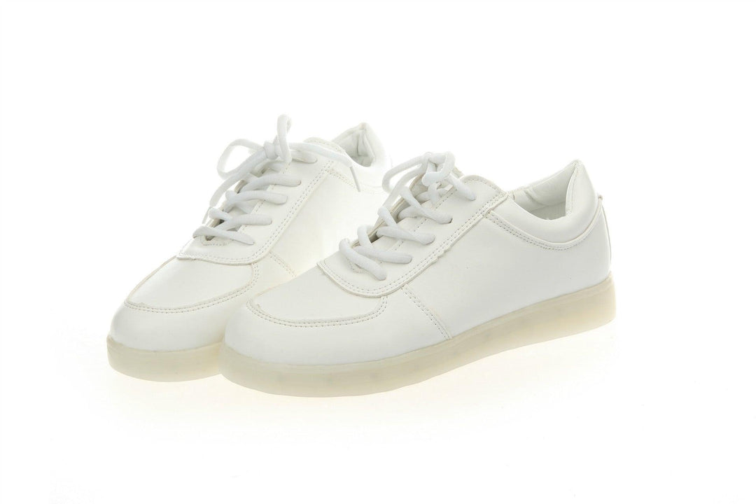 New Camouflage High Top LED Colorful Men And Women Couples Flashing Shoes - Trendha