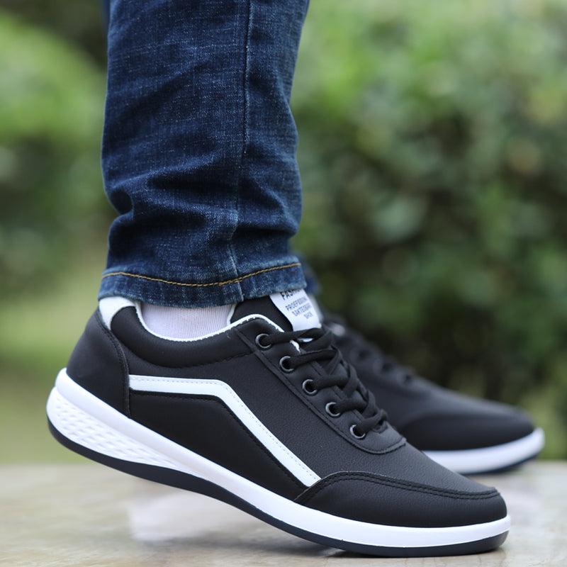 Waterproof Men's Shoes New Breathable Leather Casual Shoes - Trendha