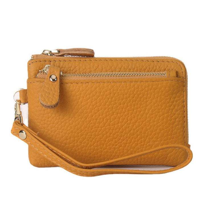 Leather Ladies Wallet Fashion Zipper Coins Wallet - Trendha