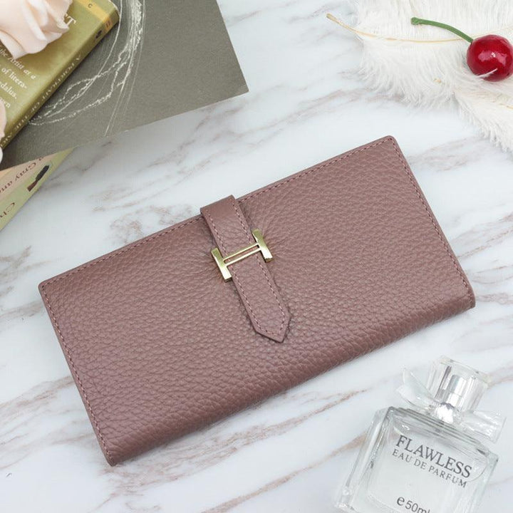 Women's Long Wallet with Convenient Drawstring Closure - Trendha