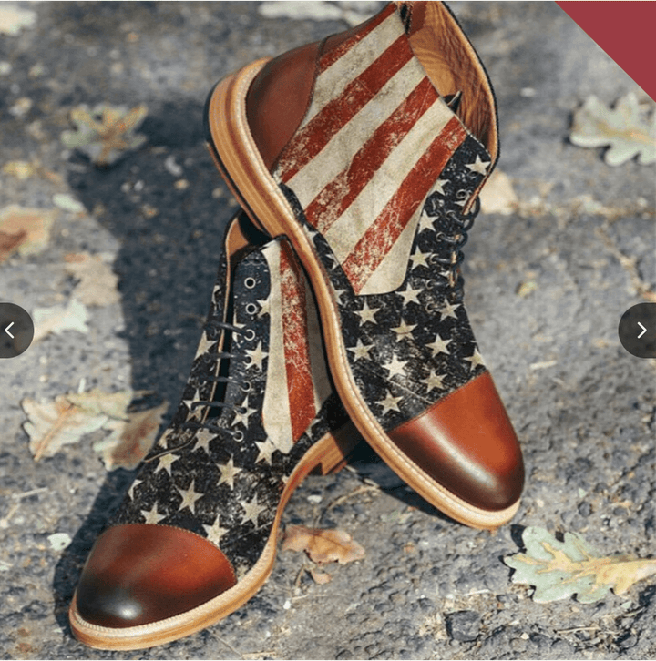 Flat Bottom Martin Boots British Style Retro Short Men's Boots - Trendha