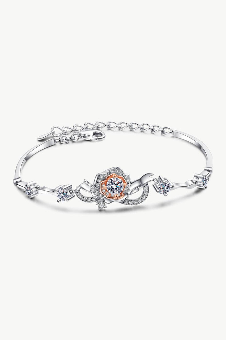925 Sterling Silver Moissanite Bracelet - Trendha