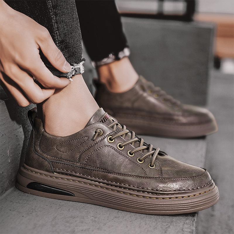 Men's Low Top Sneakers Trendy School Season Student Casual Shoes - Trendha