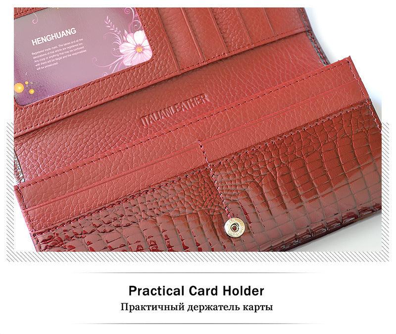 Women's leather wallet coin purse - Trendha