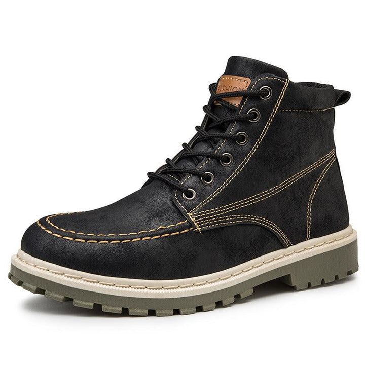 High top British men's shoes - Trendha