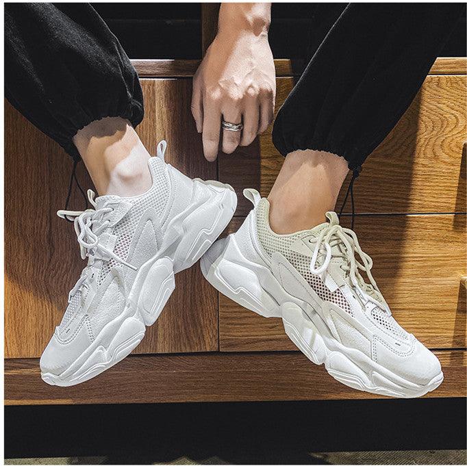 Breathable All-match Old Shoes Deep Mouth Mesh Increased - Trendha