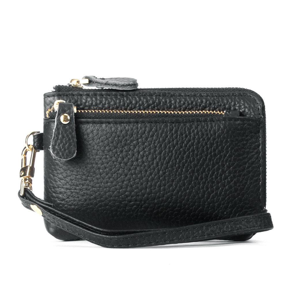 Leather Ladies Wallet Fashion Zipper Coins Wallet - Trendha