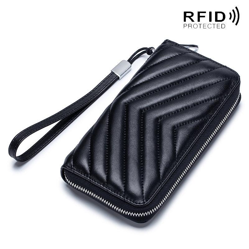 Women's Long Multifunctional Leather Large Capacity Wallet - Trendha