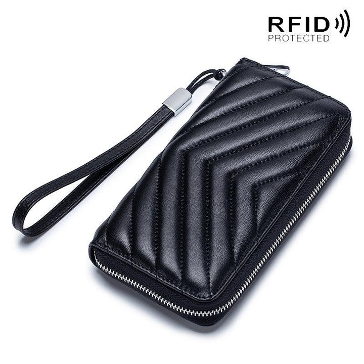Women's Long Multifunctional Leather Large Capacity Wallet - Trendha