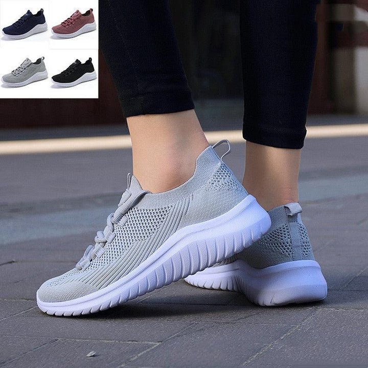 New Trendy Mesh Breathable Casual Running Shoes - Trendha