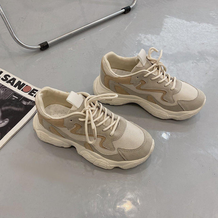 All-match Xiaobai Fried Street Daddy Women's Breathable Thin Net Shoes - Trendha