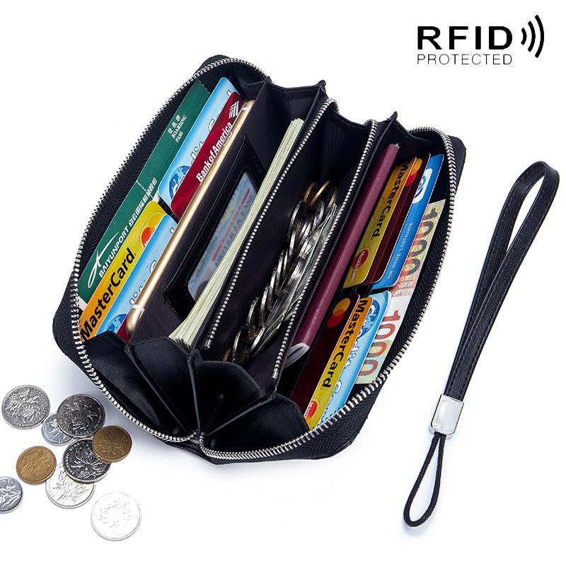 Women's Long Multifunctional Leather Large Capacity Wallet - Trendha