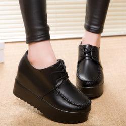 Little leather shoes female 2021 spring new wave Student Korean version of the British style brand shoes, casual shoes, women's shoes. - Trendha