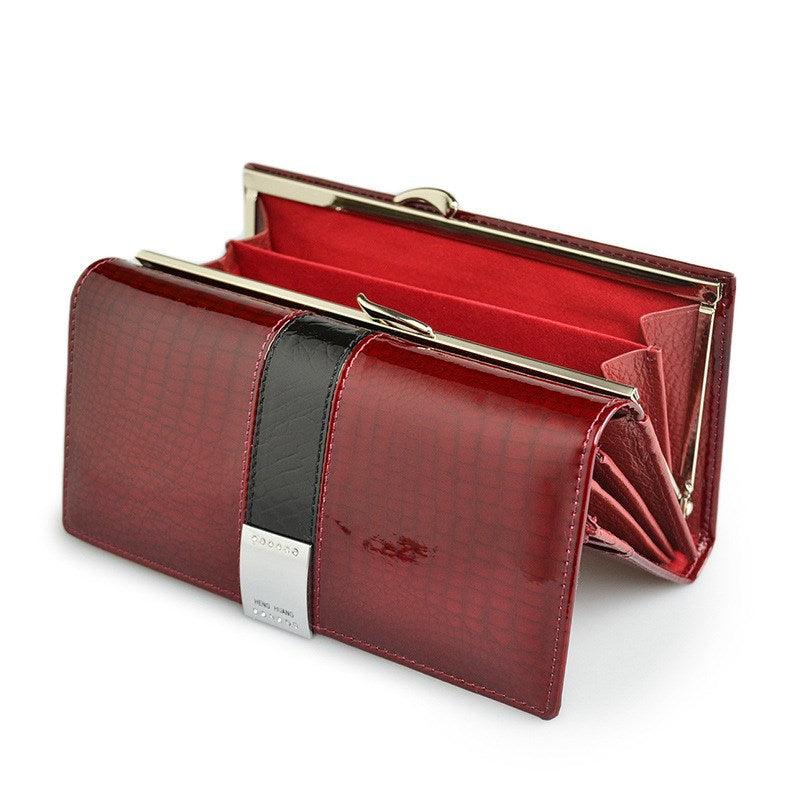 Women's leather wallet coin purse - Trendha