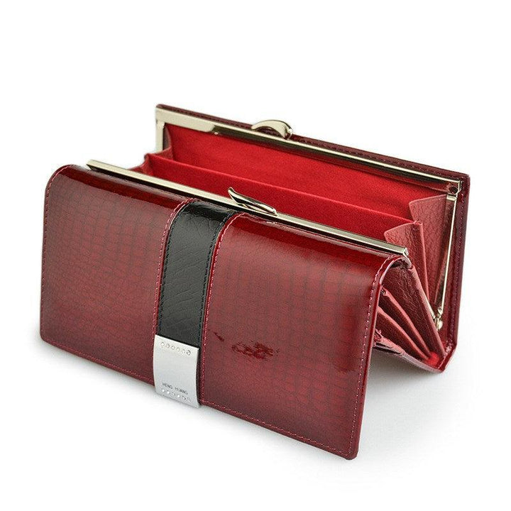 Women's leather wallet coin purse - Trendha