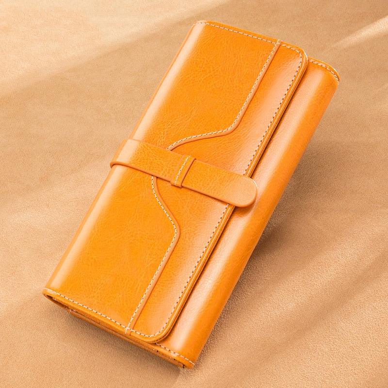 Large capacity leather hand bag - Trendha
