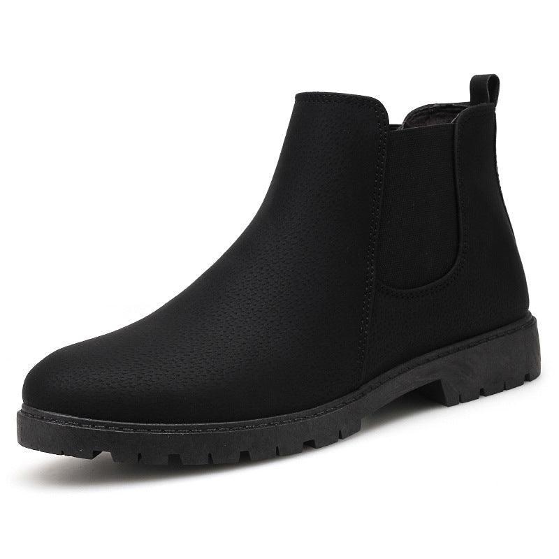 PU face men's Martin boots - Trendha
