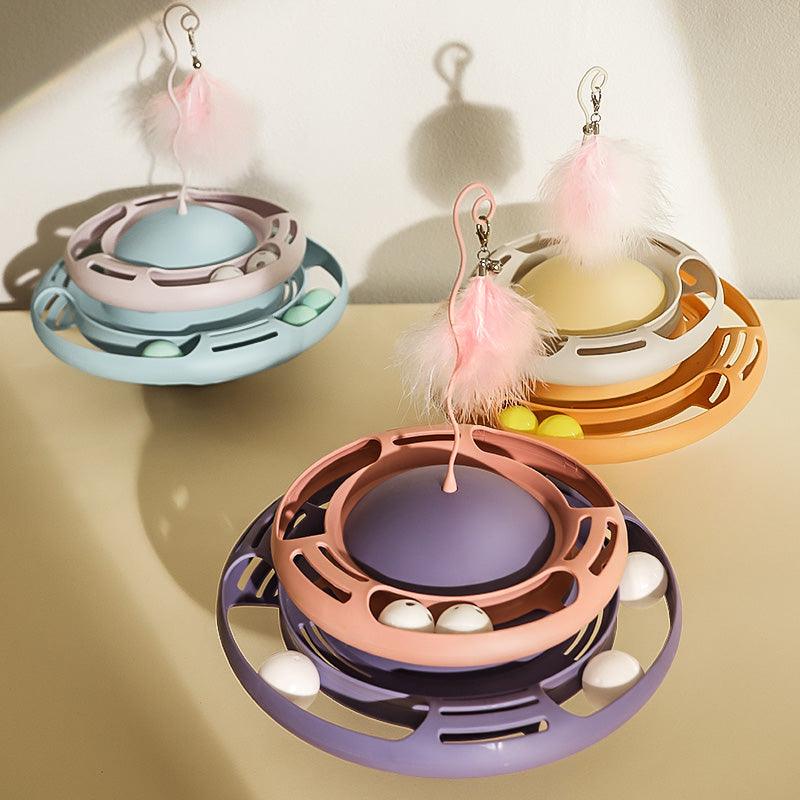 Tumbler Turntable Teaser Cat Toy