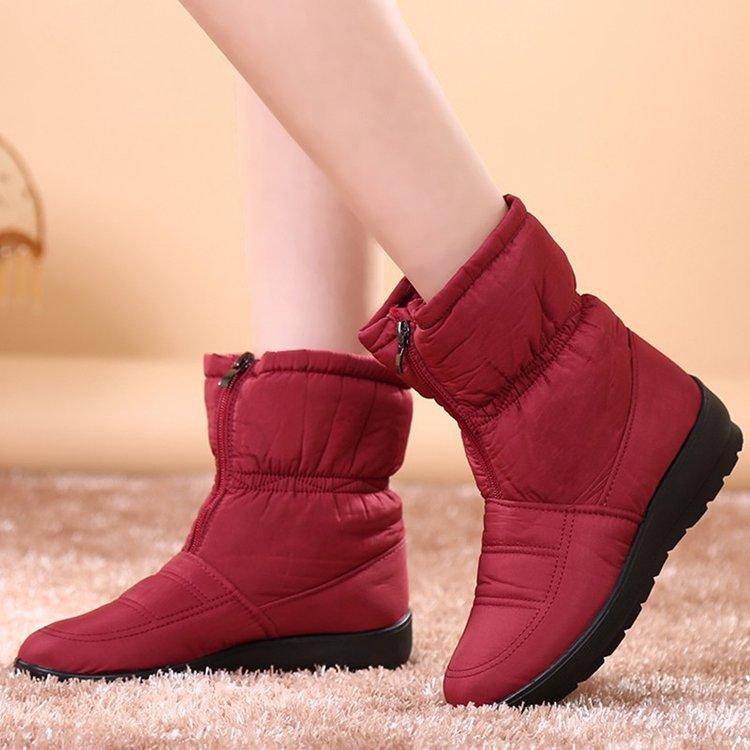 Women's Plus Size Waterproof Cloth New Style Snow Boots - Trendha